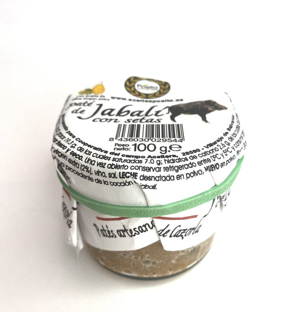 Paté Jabalí con Setas